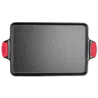 Lodge Cast Iron Baking Pan with Silicone Handles, 15.5" x 10.5"