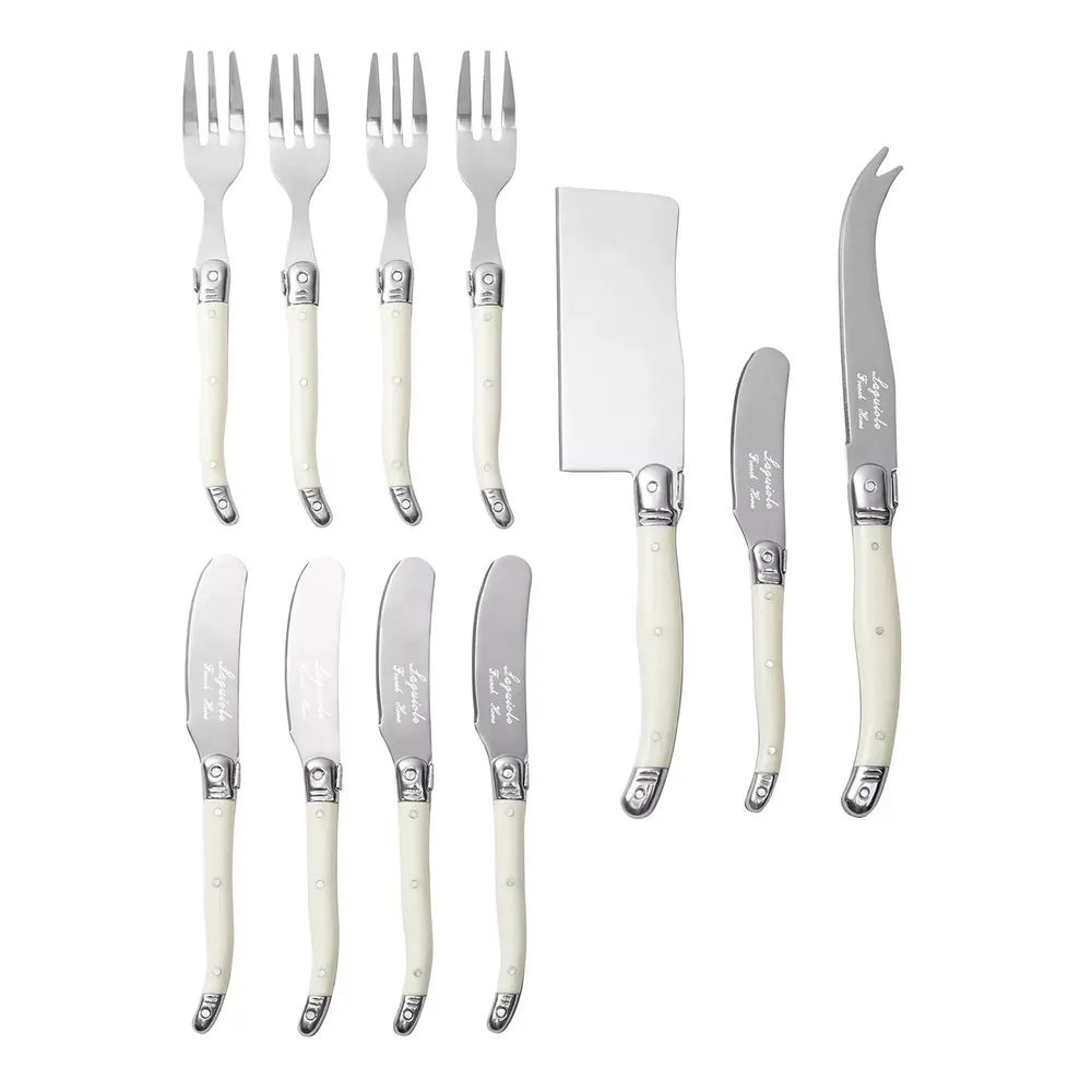 French Home 3-Piece Laguiole Cheese Knife Set