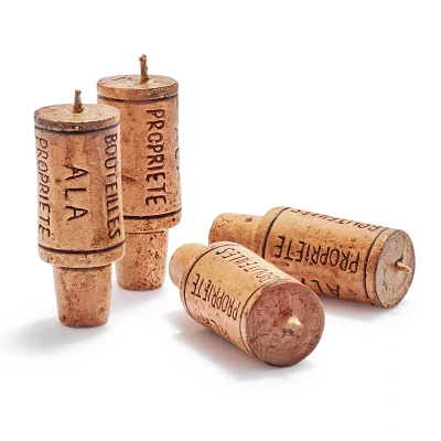 Sur La Table Wine Cork Candles, Set of 4