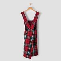 Sur La Table Smocked Plaid Apron