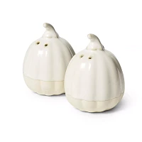 Sur La Table Reactive Glaze Figural Pumpkin Salt & Pepper Shakers