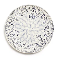 Sur La Table Floral Embossed Round Platter