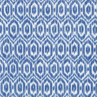 Amala Ikat Blue Cocktail Napkins, Set of 20