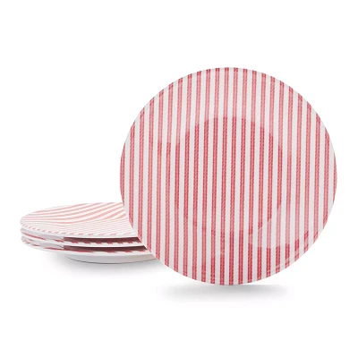 Sur La Table Fourth of July Striped Salad Plates, Set of 4