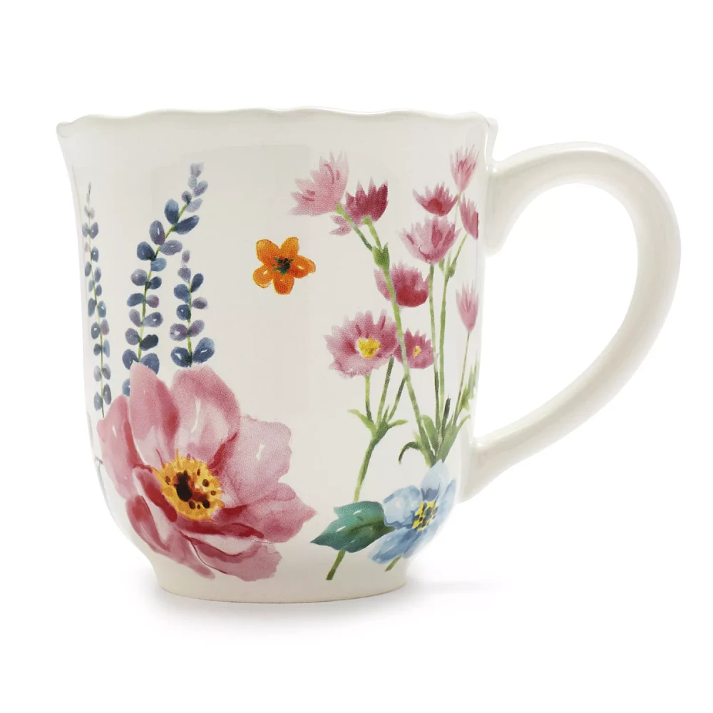 Sur La Table Garden Floral Mug, 16 oz.