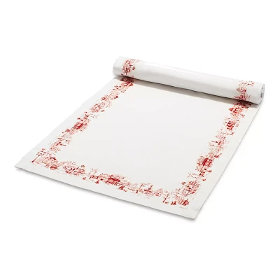 Sur La Table Snowy Lane Table Runner, 90" x 18"