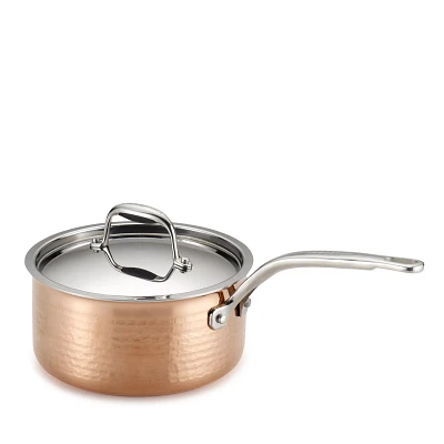 Lagostina Martellata Hammered Copper 2-qt. Saucepan