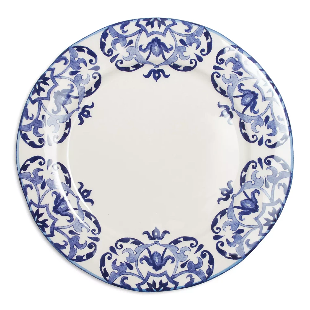 Sur La Table Blue Tile Dinner Plate