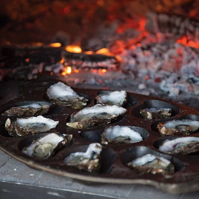 Cast Iron Oyster Grill Pan