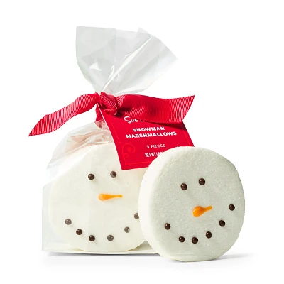 Sur La Table Snowman Marshmallows, Set of 3