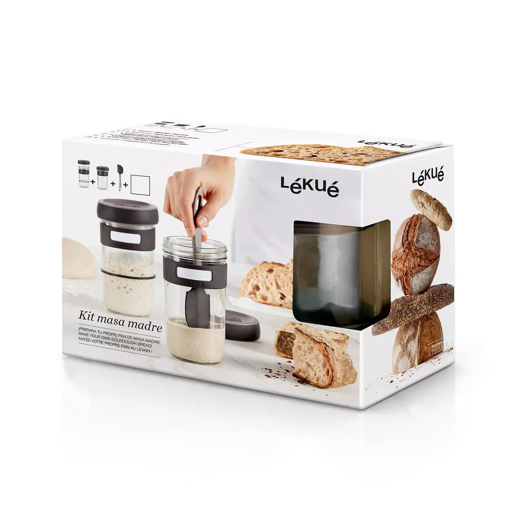 Lekue Bread Making Kit, Brown