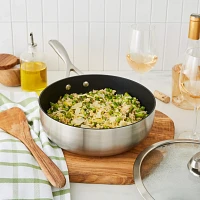 Scanpan CS+ Deep Sauté Pan with Lid, 4 qt.