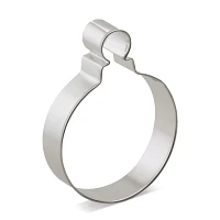 Ann Clark Round Ornament Cookie Cutter, 4.5"