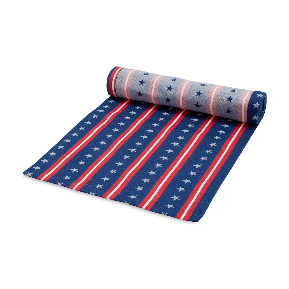 Sur La Table Stars & Stripes Jacquard Runner