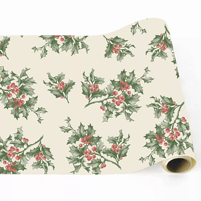 Hester & Cook Holly Paper Runner