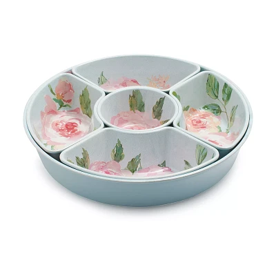 Sur La Table Rose Nuage Melamine 6-Piece Condiment Set