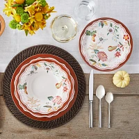 Sur La Table Fall Botanical 12-Piece Dinnerware Set