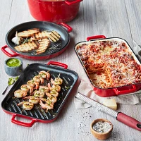 Sur La Table Rectangular Baker with Grill Pan Lid