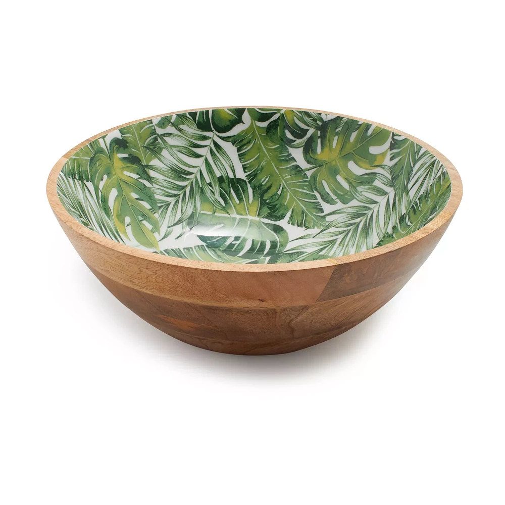 Sur La Table Palm Leaves Serving Bowl, 12"