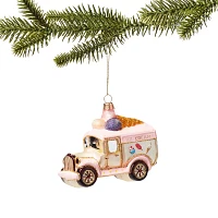 Sur La Table Ice Cream Truck Glass Ornament