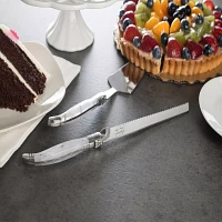 French Home Connoisseur Laguiole 2-Piece Cake & Pie Server Set with Pearlized Handles