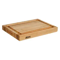 John Boos & Co. Maple Edge-Grain Cutting Board with Deep Groove