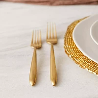 Fortessa Gold Brushed Velo Flatware Set, 20-Piece Set