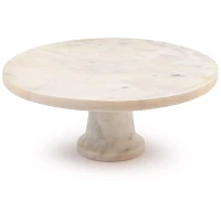 Sur La Table White Marble Cake Stand