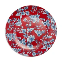 Sur La Table Pique-nique Floral Porcelain Salad Plates, Set of 4