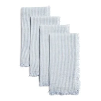 Sur La Table Frayed Stripe Linen Napkins