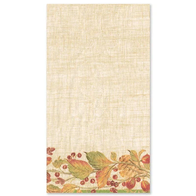 Autumn Garland Guest Napkins, Set of 15