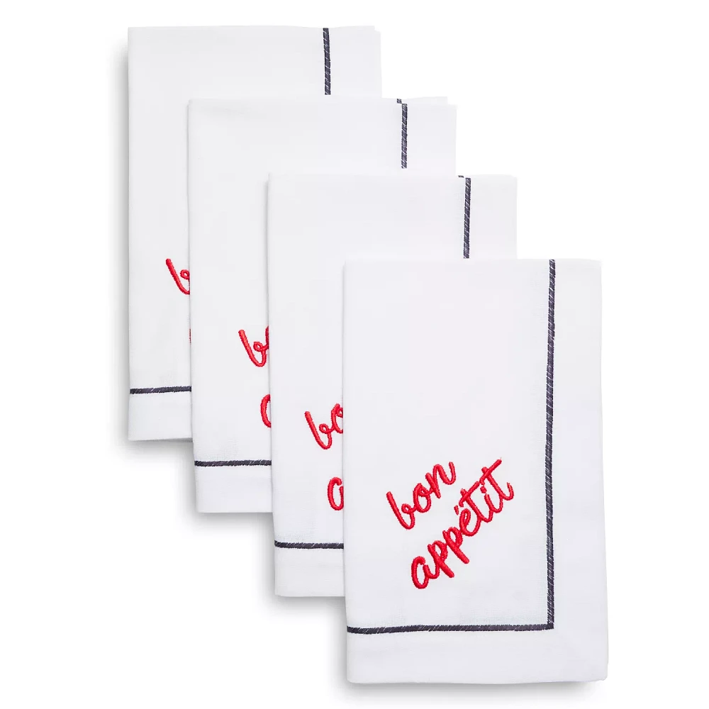 Sur La Table Bon Appetit Napkins, Set of 4