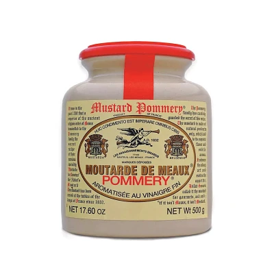 Pommery Meaux Grain Mustard in Stoneware Crock