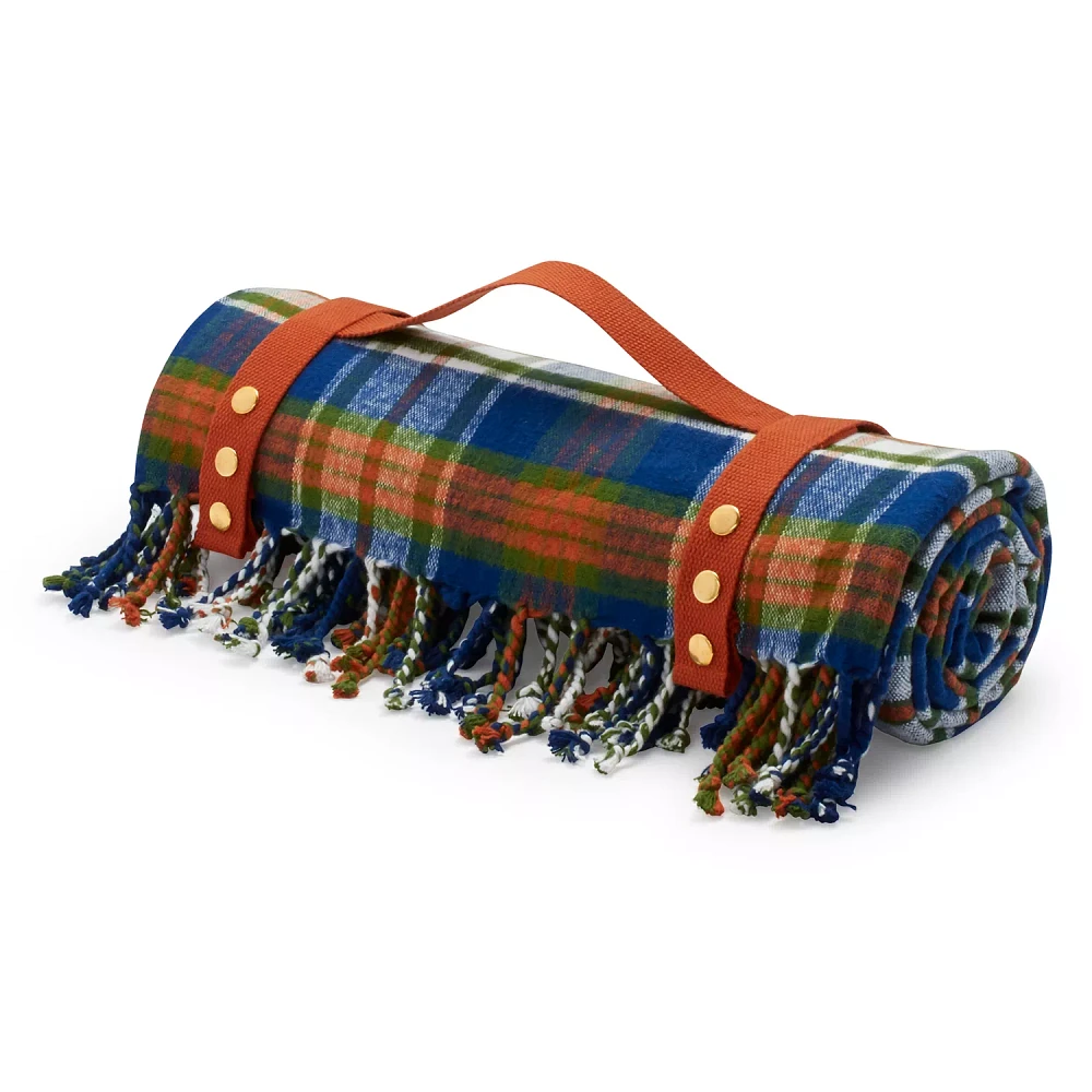 Sur La Table Plaid Table Throw