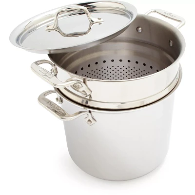 All-Clad d3 Stainless Steel Pasta Pentola, 7 qt.