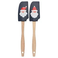 Must Be Santa Silicone Mini Spatulas, Set of 2