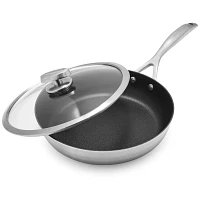 Scanpan CS+ Sauté Pan with Lid, 3 qt.