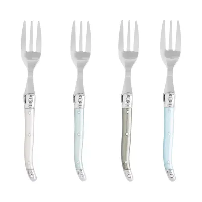 French Home Pearlized Laguiole Cake Forks