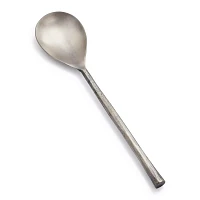 Sur La Table Antique Pewter Serving Spoon