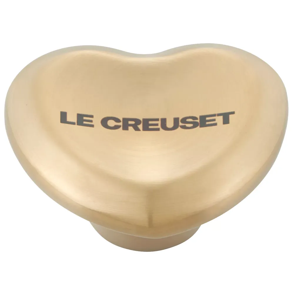 Le Creuset Gold Heart Knob