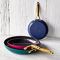 GreenPan Jewel Nonstick Skillets, Set of 3