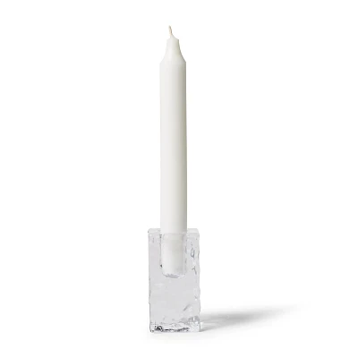 Sur La Table Glass Taper Candle Holder