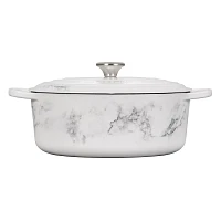 Le Creuset Signature Oval Marble Dutch Oven, 6.75 qt.