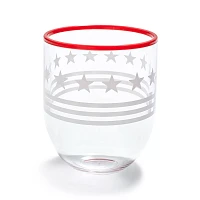 Sur La Table American Flag Stemless Wine Glass, 15 oz.