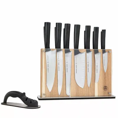 Schmidt Brothers Cutlery Carbon 6 -Piece Knife Block Set