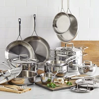 Sur La Table 5-Ply Stainless Steel 10-Piece Cookware Set