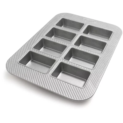 Sur La Table Platinum Pro Mini Loaf Pan, 8 Count