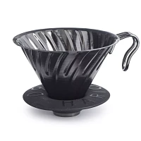 Hario V60 Drip Coffee Brewer, Black