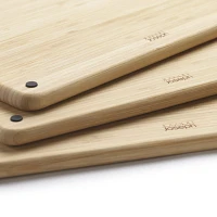 Joseph Joseph Folio Steel Bamboo 3-Piece Cutting Board Set