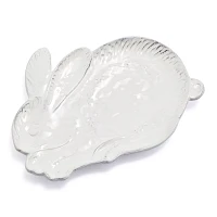 Sur La Table Embossed Bunny Plate